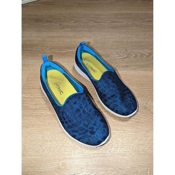 VIONIC AMS 331 Hydra Blue Slip On Women Comfort Shoes Size 9.5 - Picture 10 of 11